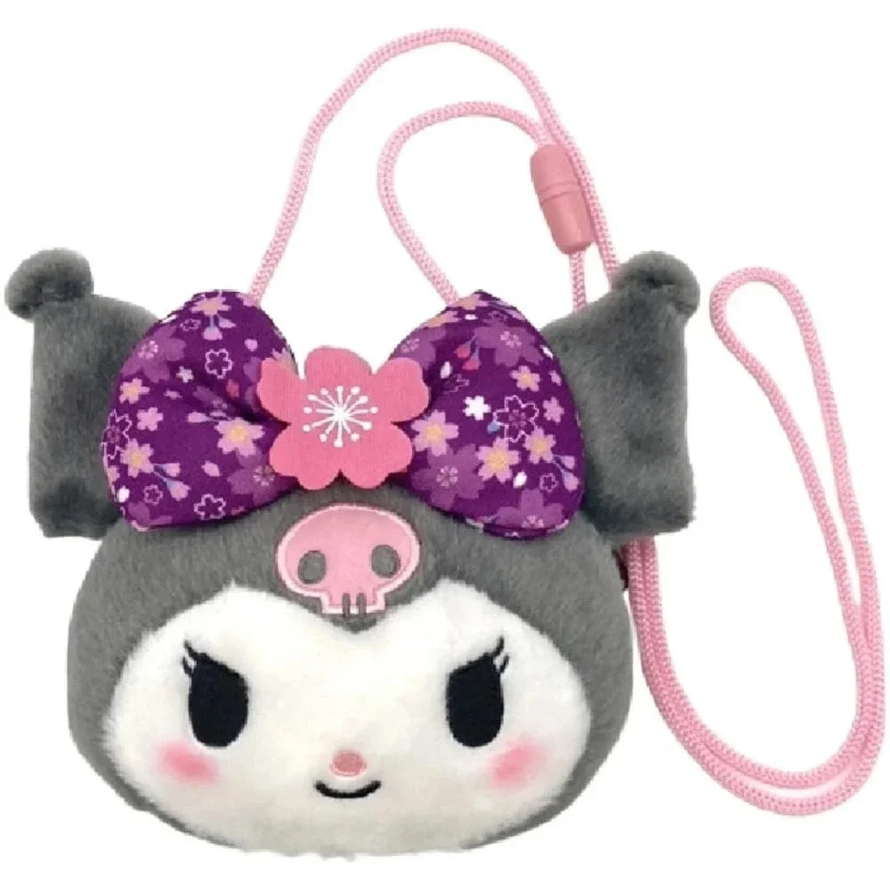 New Nakajima Corporation Sakura Kimono Face Pouch Kuromi 191656-24